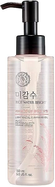 QRA The Face Shop Rice Water Bright Light Cleansing Oil